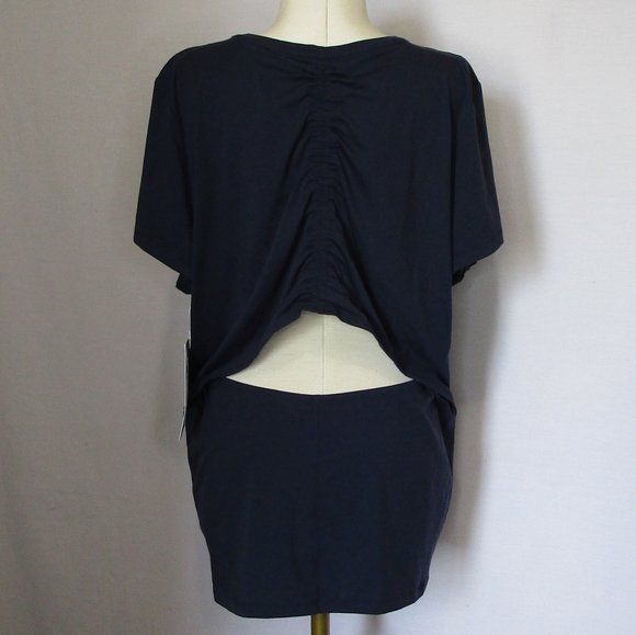 NWT Athleta Encore Tee Navy Blue - Picture 4 of 7